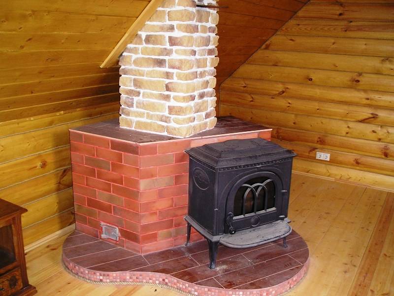 Как правильно установить печь в деревянном доме