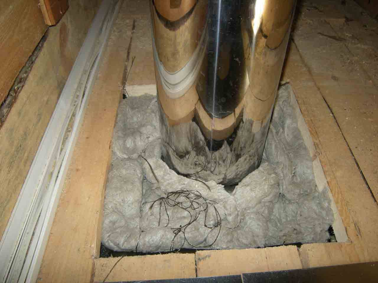 Чем изолировать металлическую трубу дымохода в бане: печная изоляция, чем обмотать дымоход