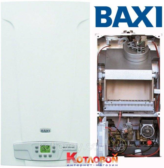 Одноконтурные и двухконтурные настенные газовые котлы бакси (baxi)