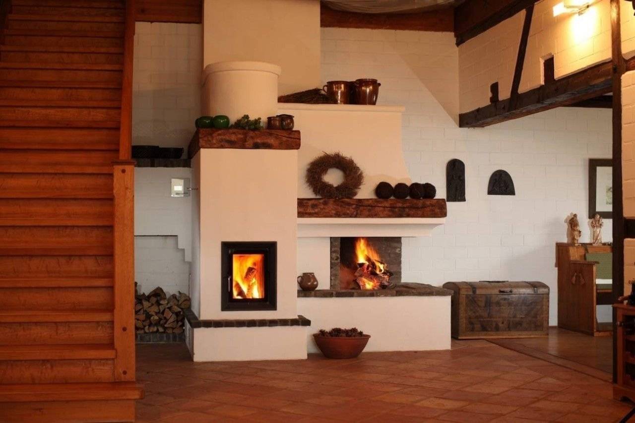 Печь в частном доме – интересные идеи оформления - уютный дом