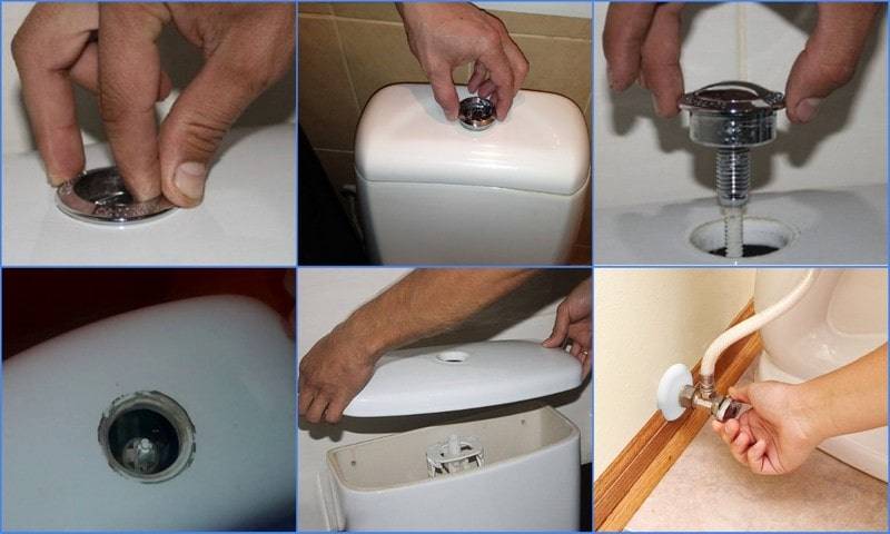 Устройство сливного бачка унитаза с кнопкой схема - только ремонт своими руками в квартире: фото, видео, инструкции