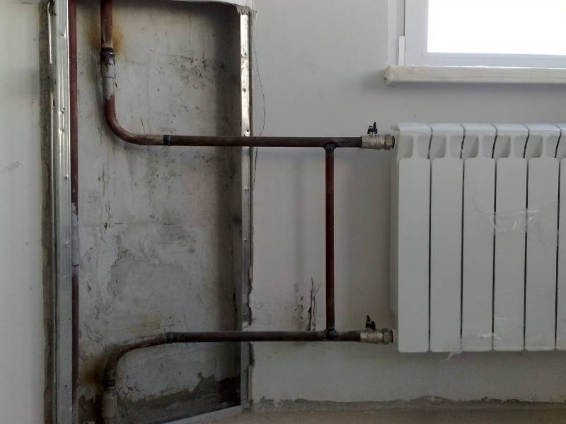 Замена радиаторов отопления на газосварке
