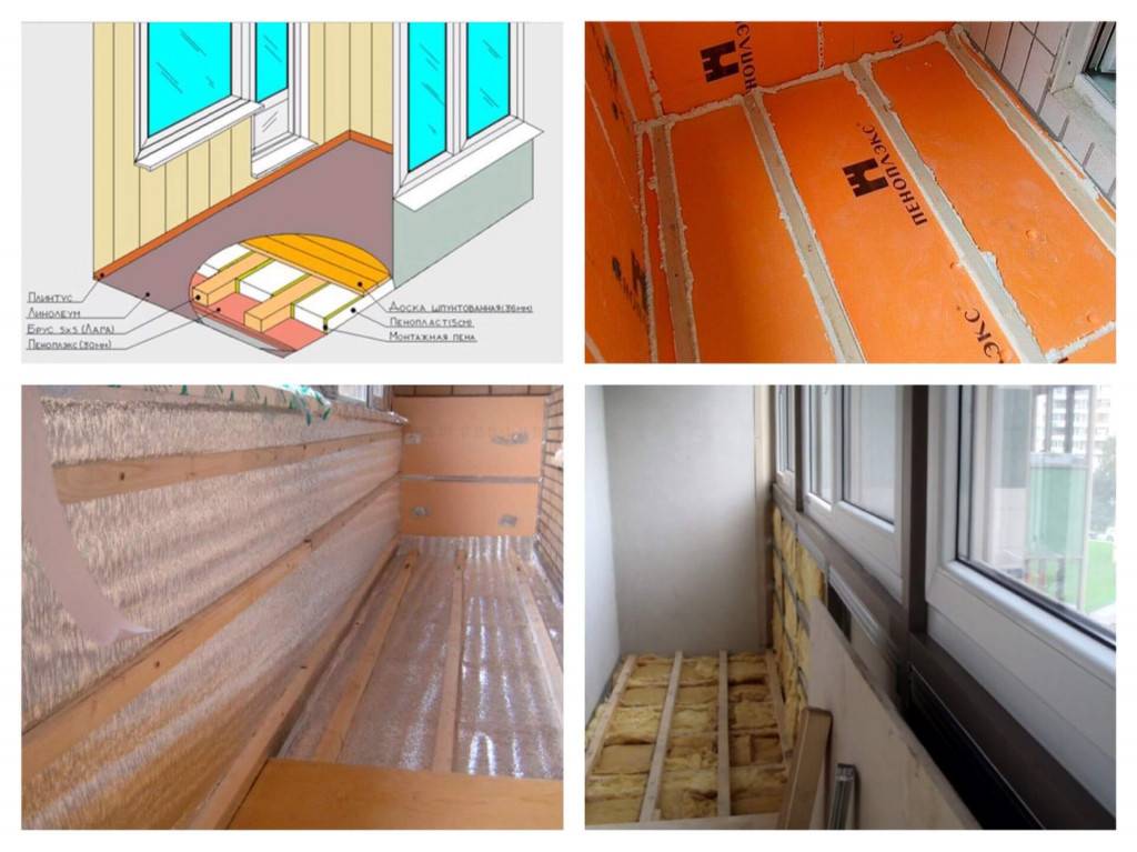 Утепление пола балкона: подготовка, рекомендации, варианты утепляющих материалов
