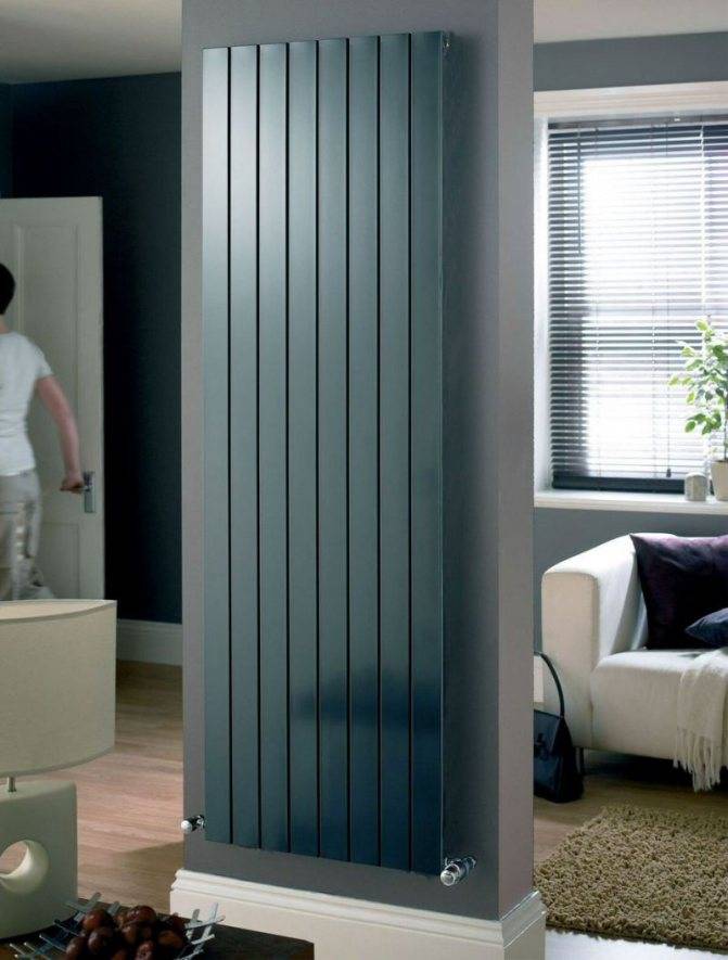Вертикальные радиаторы отопления для квартиры - трубчатые, стальные и не только, установка
