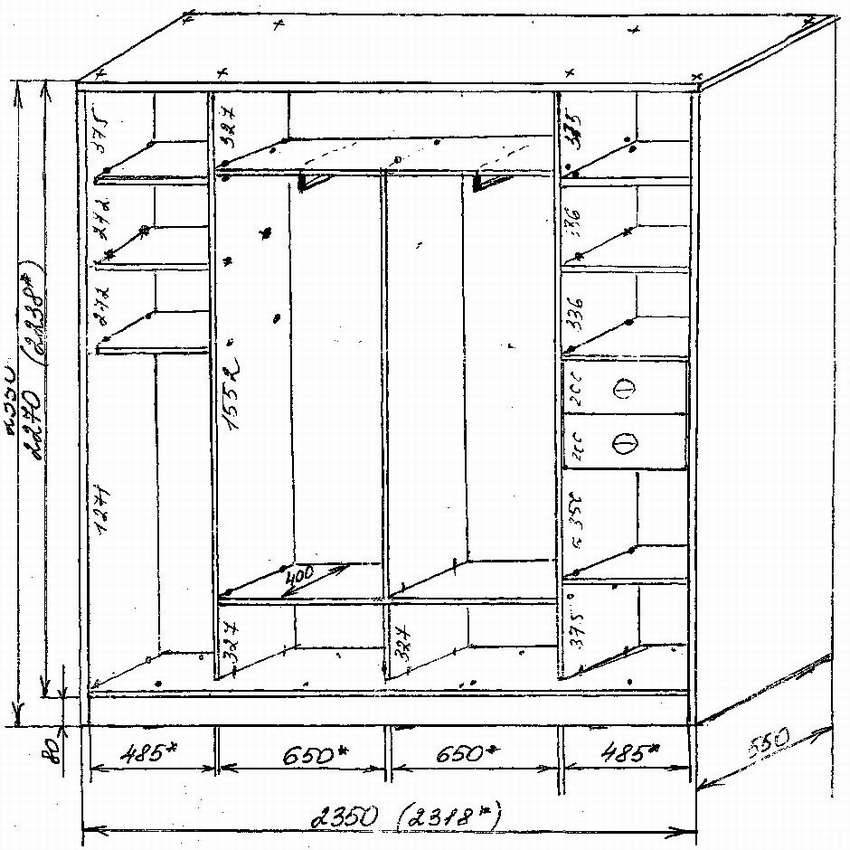 Как сделать шкаф купе от а до я: пошаговая инструкция как спроектировать и собрать в домашних условиях шкаф-купе