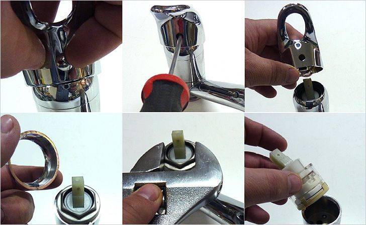 Как заменить картридж в смесителе. подробная инструкция с фото + видео разборки крана в ванной
