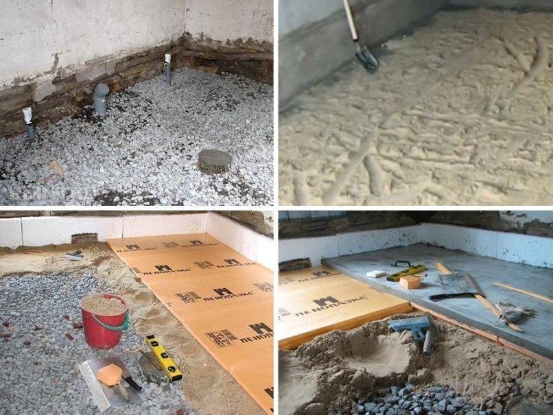 Как и чем утеплить бетонный пол