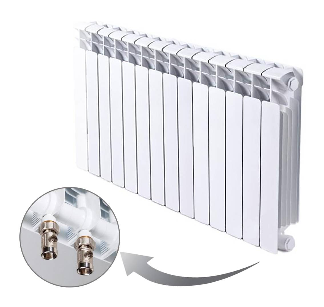 Технические характеристики биметаллических радиаторов отопления: особенности выбора