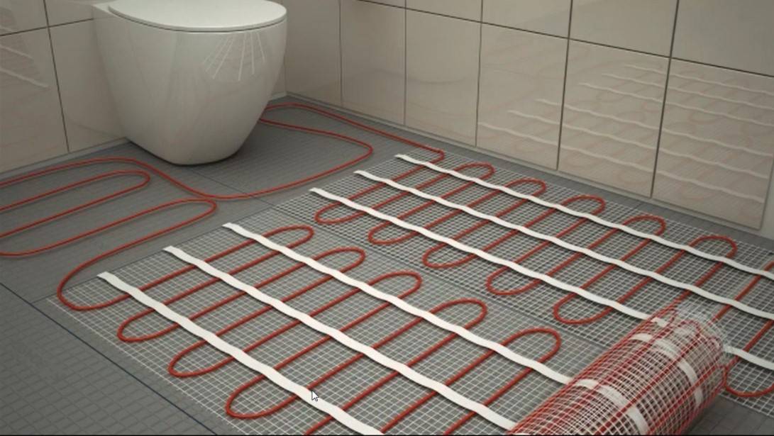 Как сделать теплый пол электрический в ванной