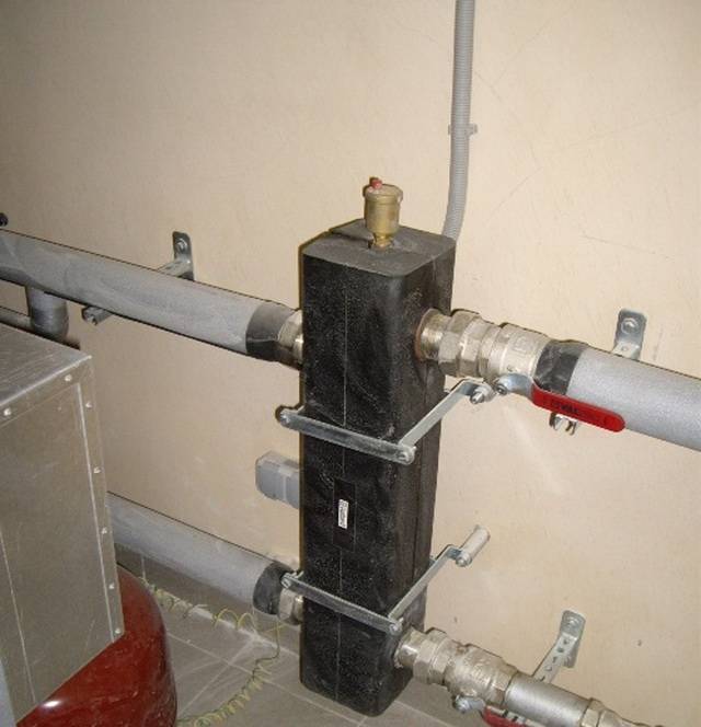 Гидрострелка для отопления - установка