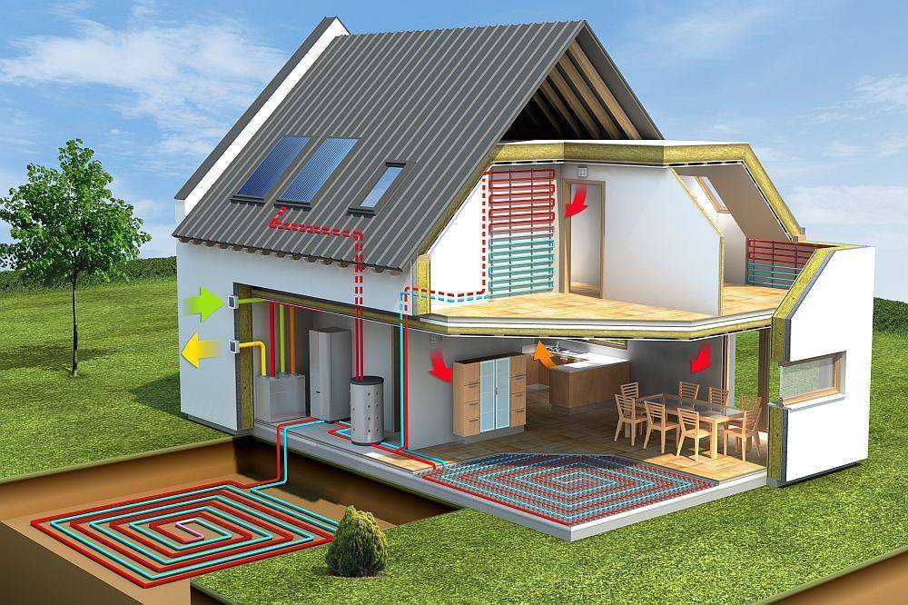 Как сделать солнечное отопление дома своими руками - особенности устройства системы, преимущества альтернативных коллекторов, подробное фото +видео