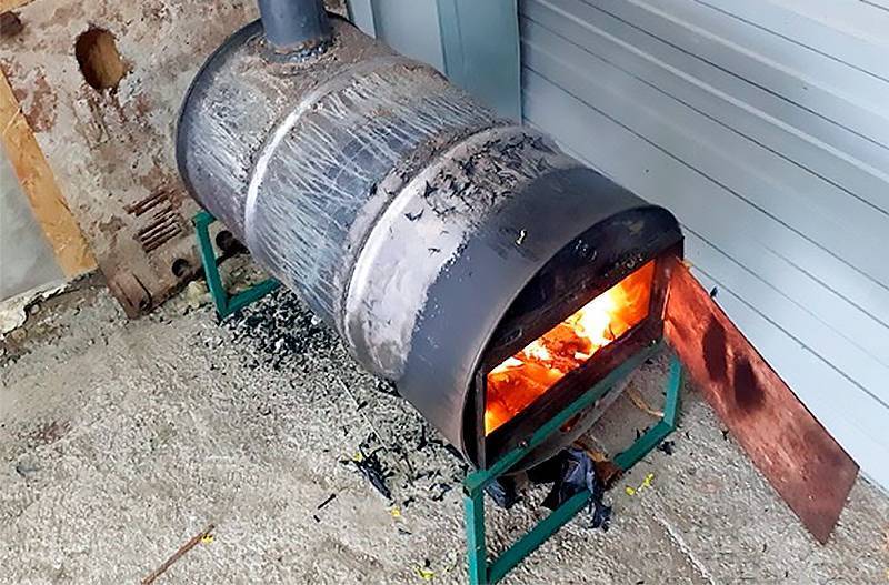 Кирпичная печь на дровах в гараж своими руками: изготовление, фото, достоинства