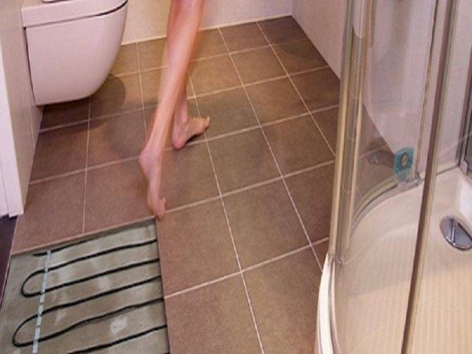 Теплый пол в ванной под плитку: правила монтажа и методика проверки на работоспособность