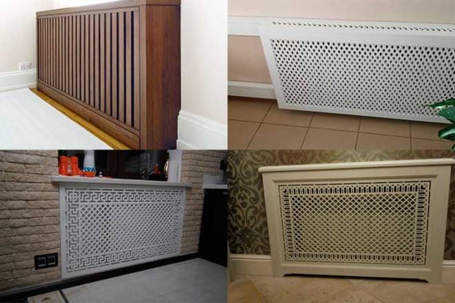 Решетки (экраны) на радиаторы отопления: как выбрать и установить