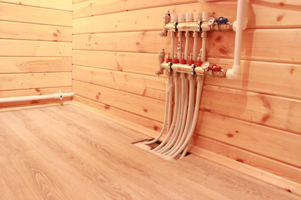Водяной теплый пол в деревянном доме – особенности устройства и монтажа