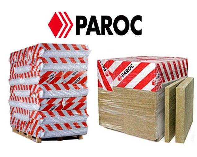 Объем в упаковке и эксплуатационные характеристики утеплителя парок (paroc) для утепления крыш, полов и стен