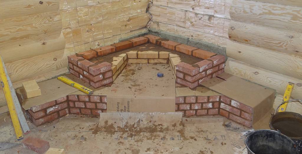 Фундамент под камин - нужен ли, размеры и виды в деревянном доме, как связать с полом, камин не требующий фундамента