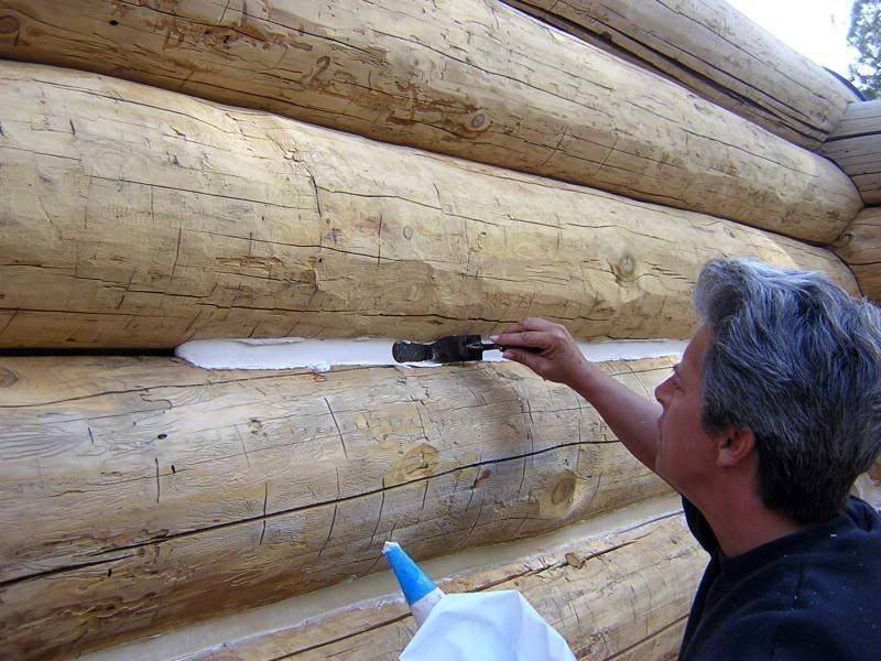 Герметик для деревянного дома межвенцовый при заделке швов