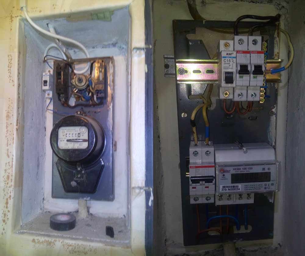 Перенос электрощита в новостройке, замена электрического щита от застройщика в санкт-петербурге