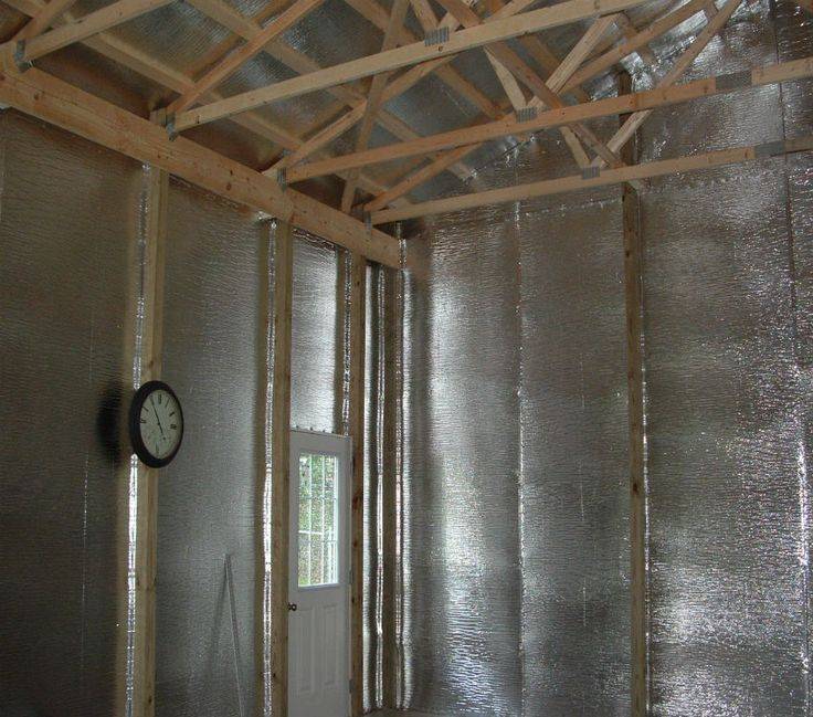 Фольгированный утеплитель: для стен с фольгой, теплоизоляция, какой стороной укладывать