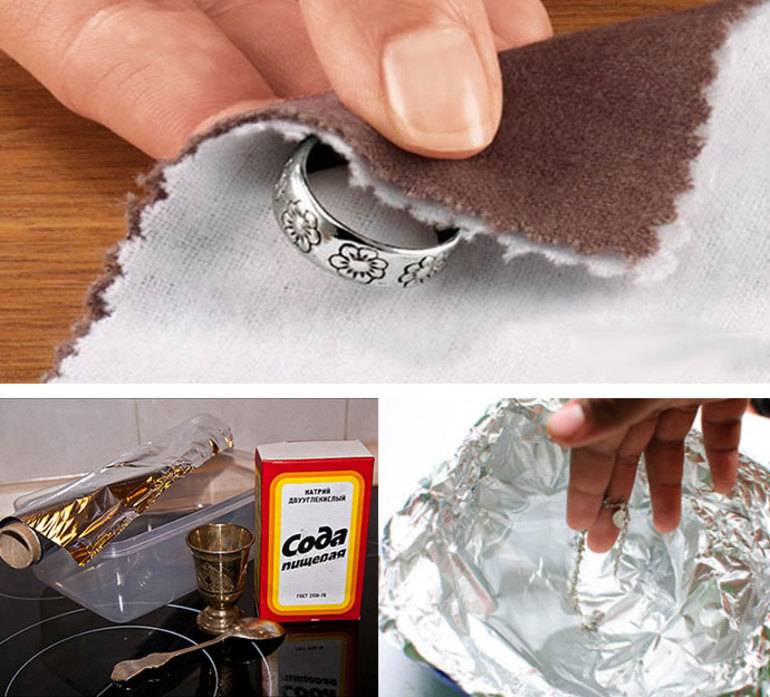 Чем почистить серебро от черноты в домашних условиях