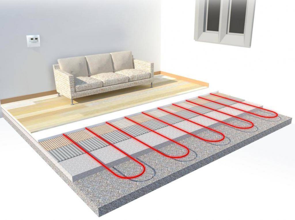 Электрический теплый пол под плитку – технология укладки кабеля и нагревательных матов