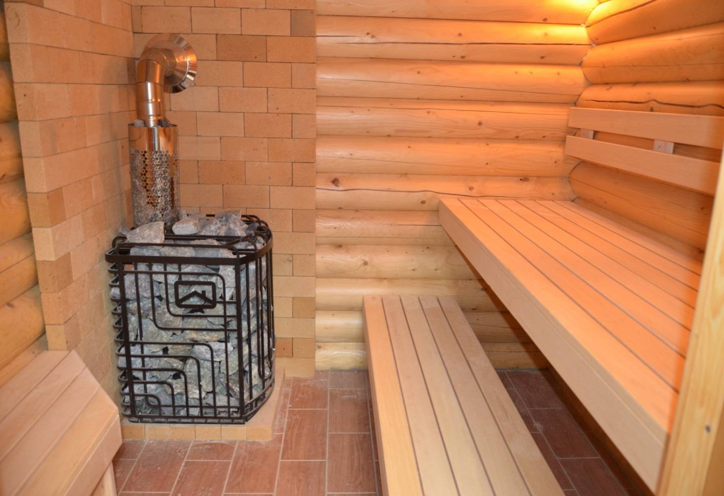 Теплый пол в бане: воздушная система обогрева + видео