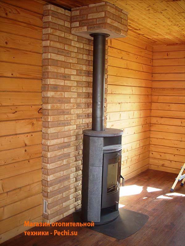 Печь в деревянном доме, установка дымоходов, буржуйек и каминов