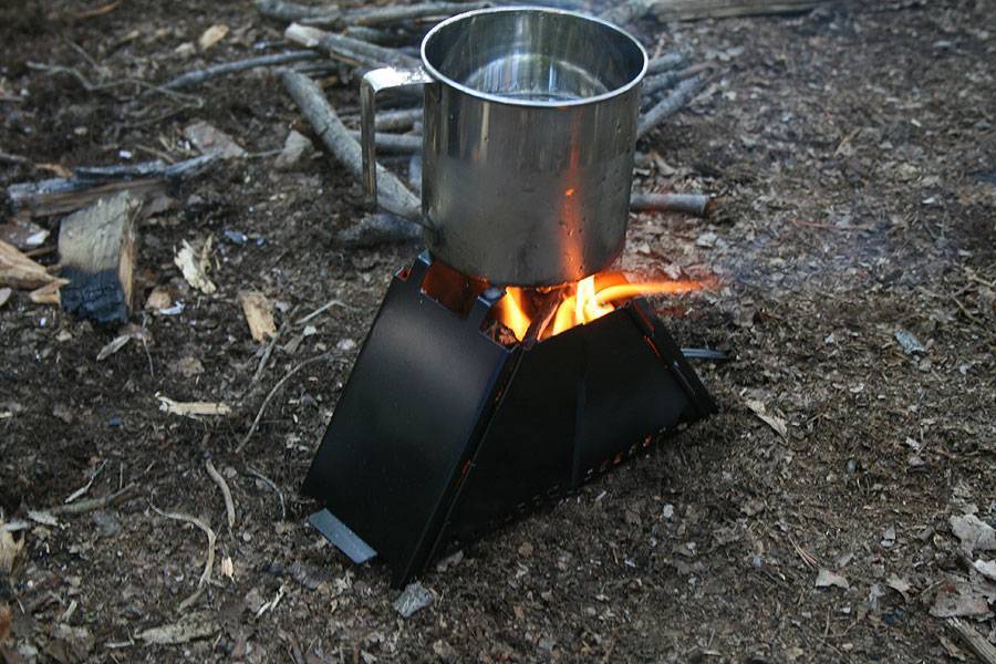Печка для палатки: обзор печей для обогрева палатки