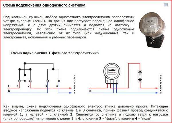 Схема подключение электросчетчика пошаговая фото инструкция