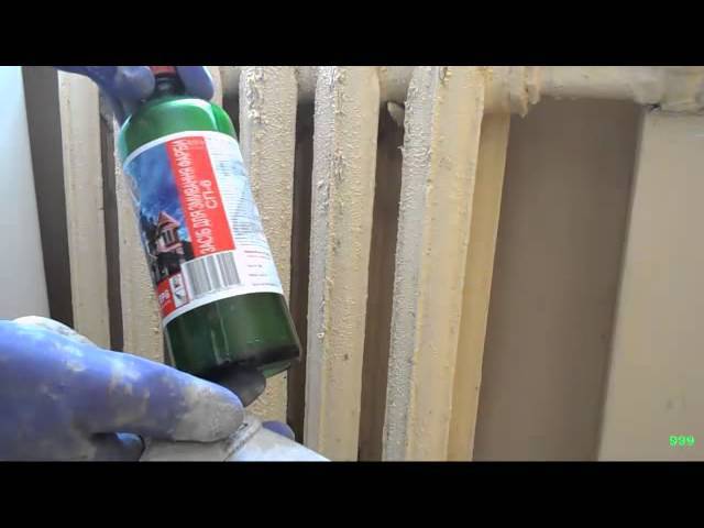 Чем и как снять краску с батареи отопления – средства для снятия старой краски перед покраской радиатора