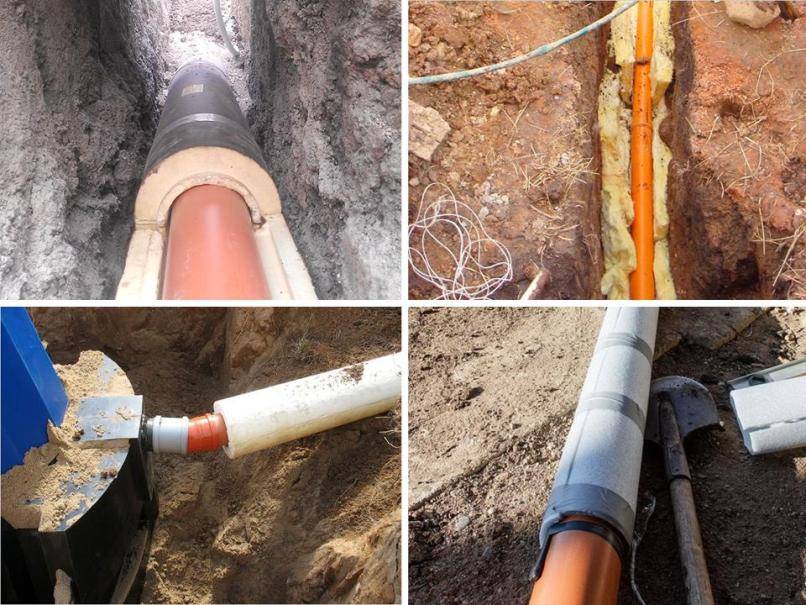 Утепление труб водопровода в земле: материалы, способы, инструкция по этапам