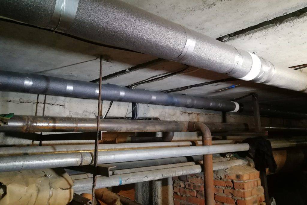 Трубы водопровода в подвале: чем утеплить и способы теплоизоляции
