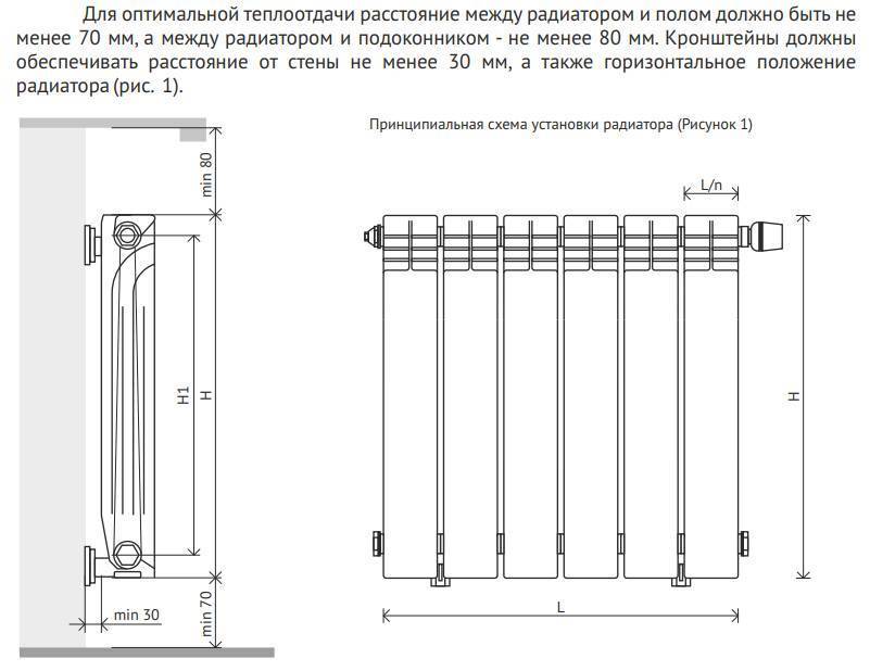 Секция алюминиевого радиатора отопления: видео-инструкция как добавить, снять, размеры, фото