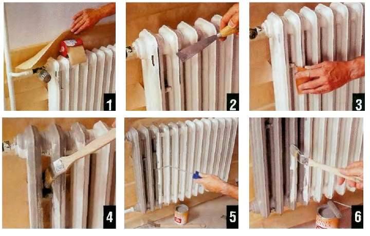 Чугунные радиаторы отопления: как покрасить, чем красить, какой краской