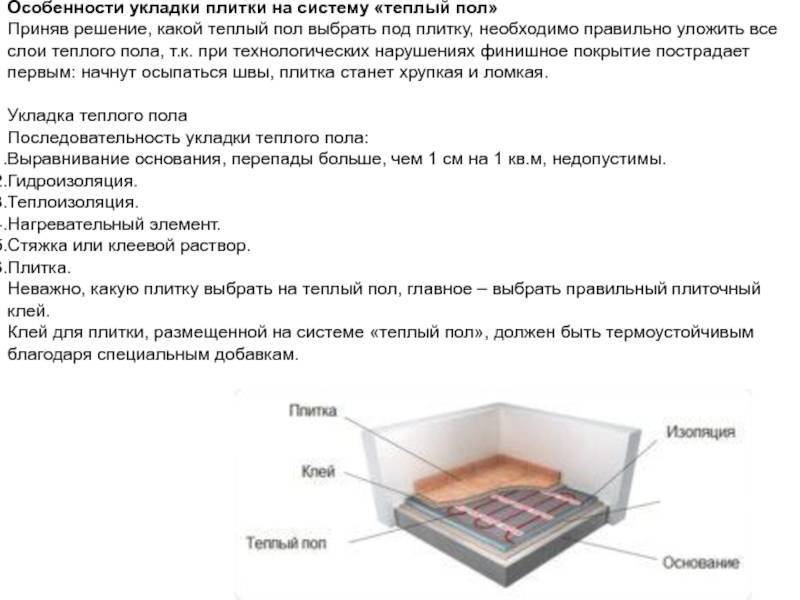 Плитка для пола для теплого: виды укладки и покрытий, плюсы и минусы