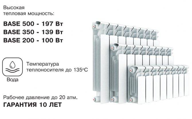 Технические характеристики алюминиевых радиаторов отопления, которые нужно учитывать при выборе радиатора