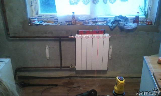 Замена батарей отопления при помощи газосварки