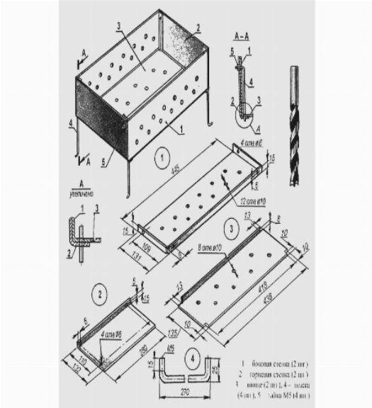 Мангал своими руками из металла - фото инструкции и чертежи: топ-15 сварочных аппаратов