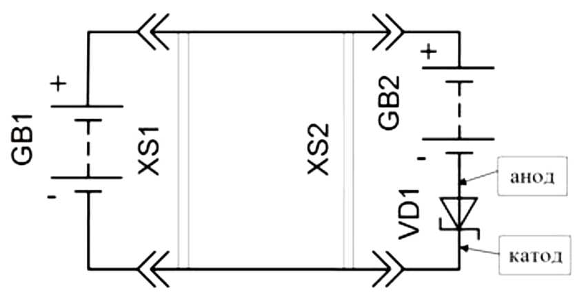 Схема подключения диода шоттки