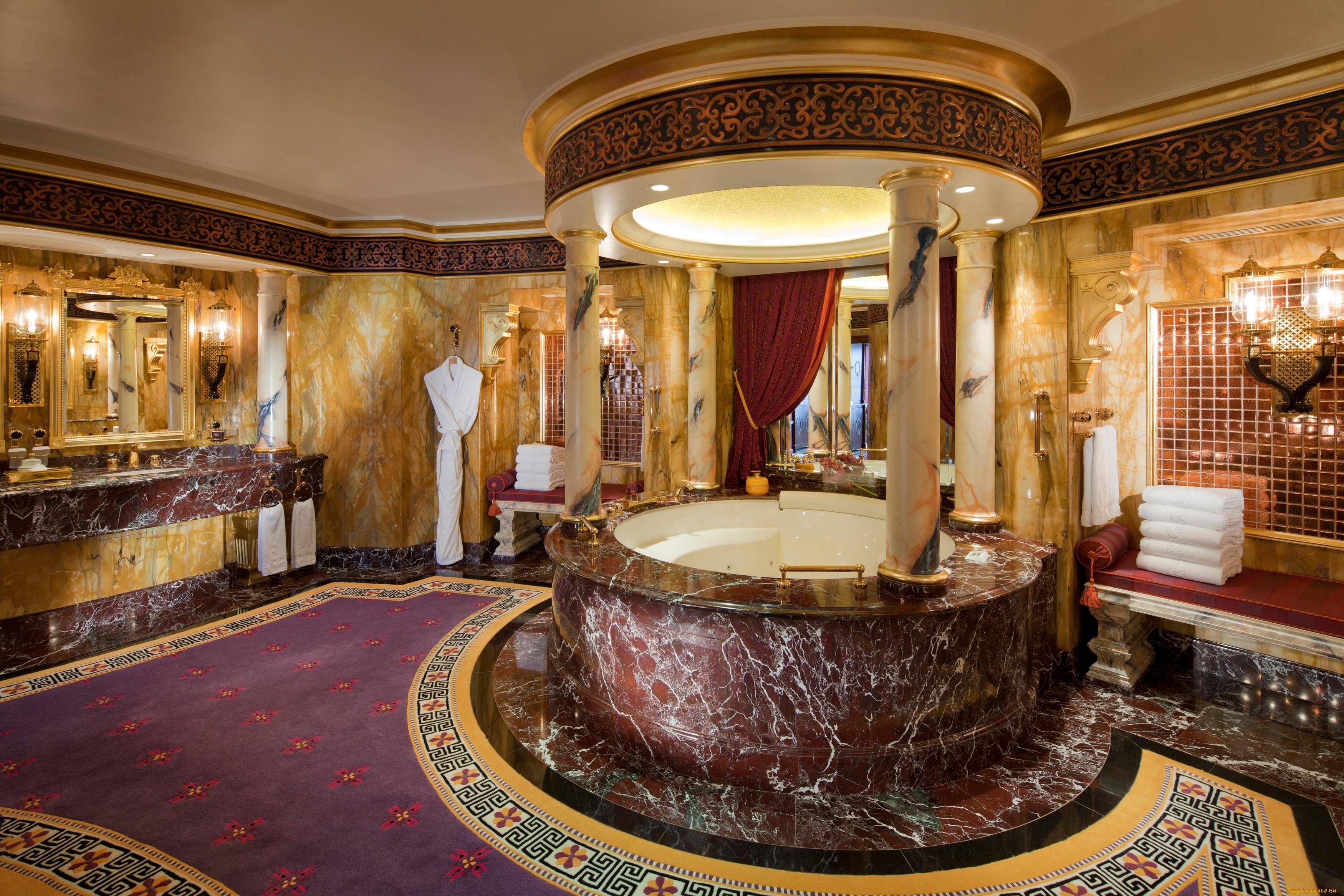 Шикарные ванные комнаты - элитный эксклюзивный дизайн (фото)