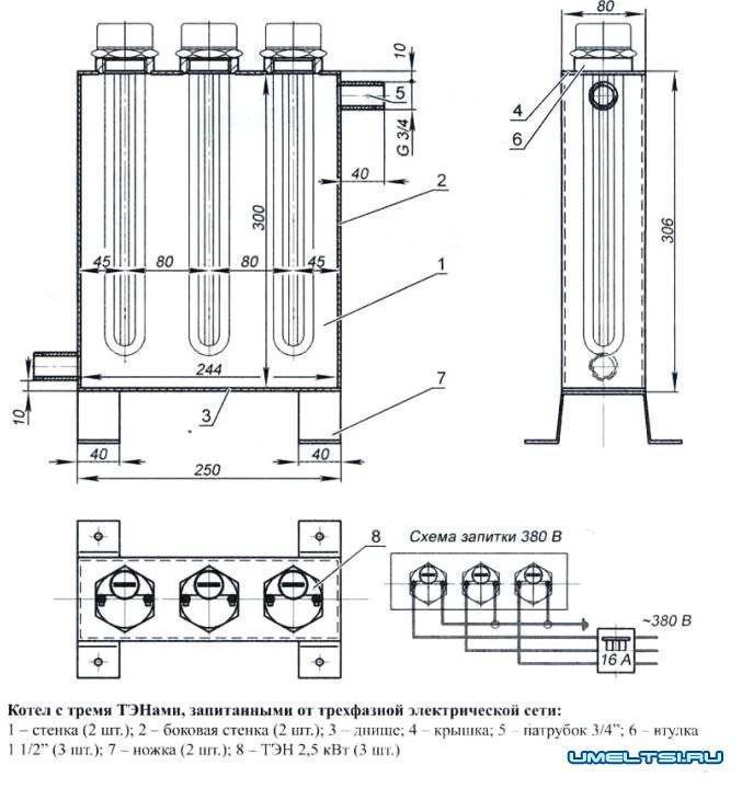 Самодельный электрокотел для отопления: легко и надежно