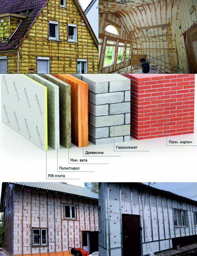 Утепление фасада кирпичного дома — обзор проверенных методов