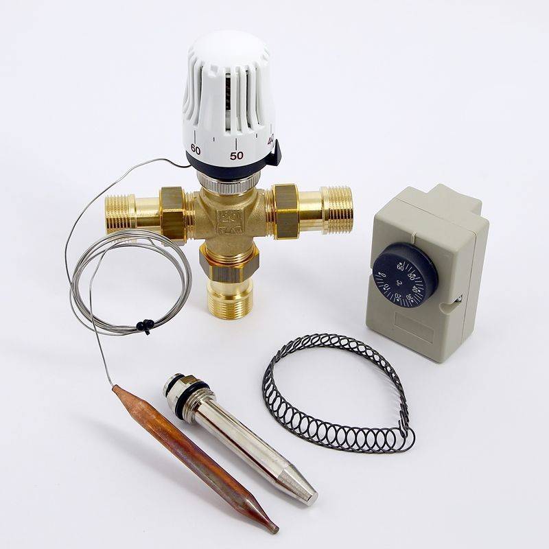 Термостатический смесительный клапан: конструкция, функция