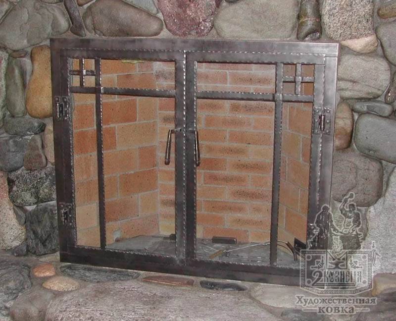Дверцы для камина: стеклянные своими руками, жаркая жаропрочная печь, фото как сделать