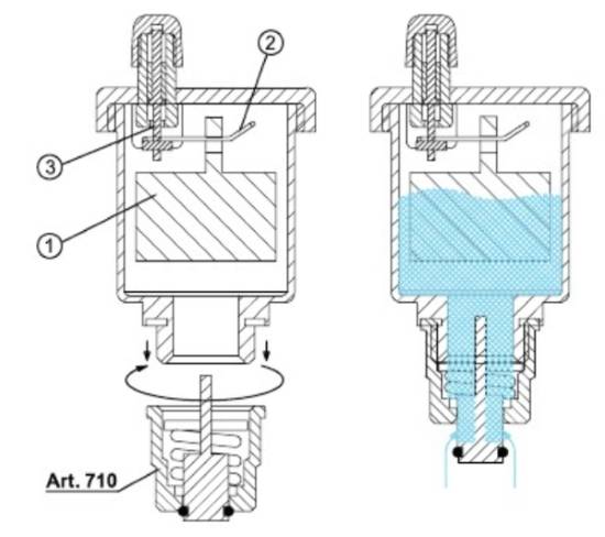 Спускной клапан воздуха для системы отопления
