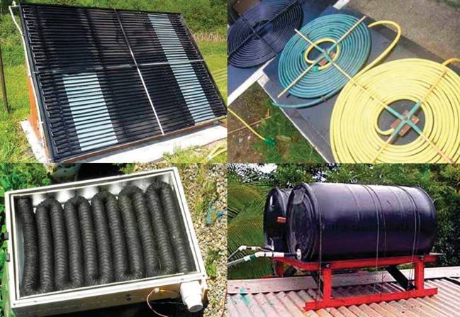 Как сделать солнечные коллекторы для отопления дома