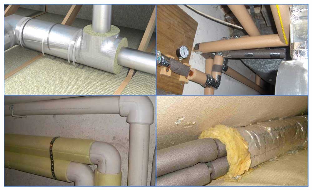Трубы водопровода в подвале: чем утеплить и способы теплоизоляции