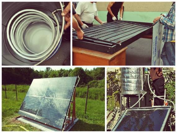 Как сделать солнечный коллектор своими руками: типы конструкций и этапы работ