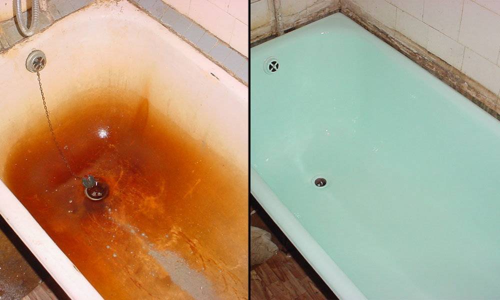 Как покрасить чугунную ванну в домашних условиях?